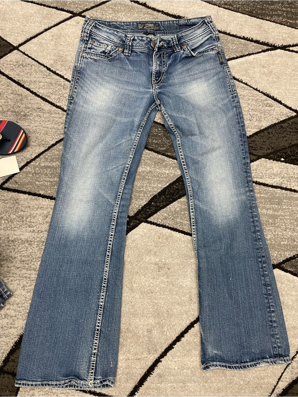 Women’s Light Blue Bootcut Jeans - Classic Washed Denim